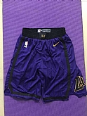 Lakers Purple City Edition Nike Swingman Shorts,baseball caps,new era cap wholesale,wholesale hats